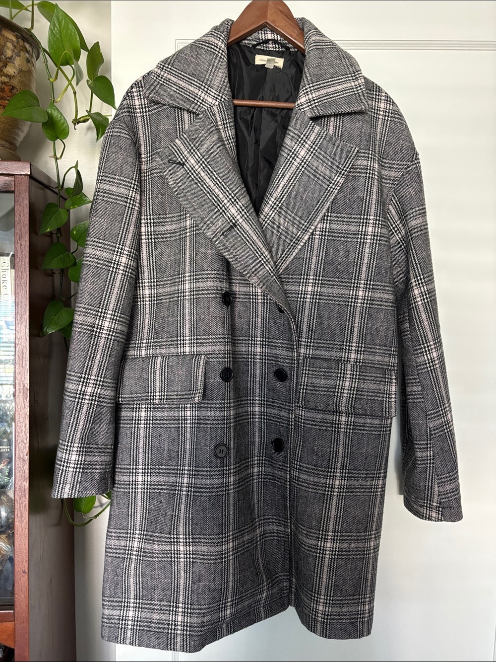 Silence + Noise herringbone coat size M - Picture 2 of 7